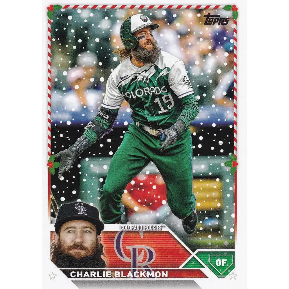 2023 Topps Holiday Charlie Blackmon H109 Colorado Rockies